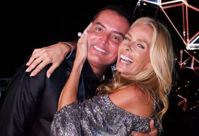 "Quando ainda não era um homem bomba", brinca Adriane Galisteu sobre amizade com Leo Dias