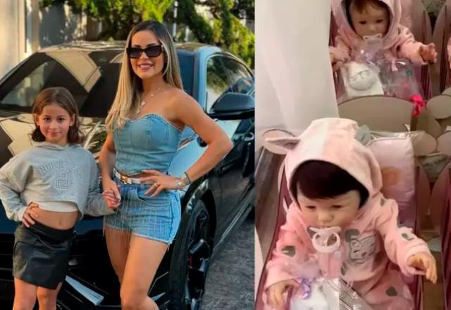 Deolane Bezerra dará bebês reborn de lembrancinha de aniversário da filha