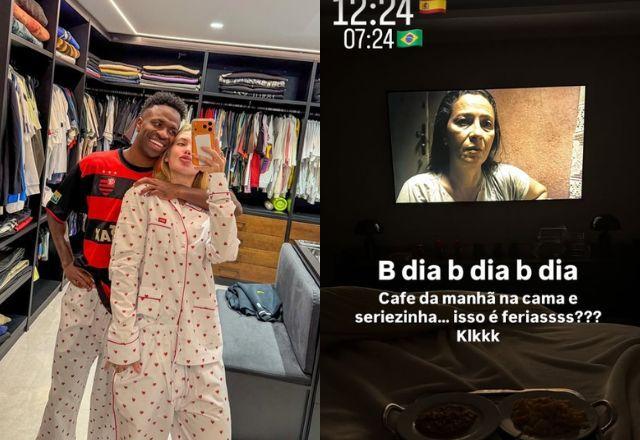 Virginia Fonseca exibe manhã romântica com Vini Jr