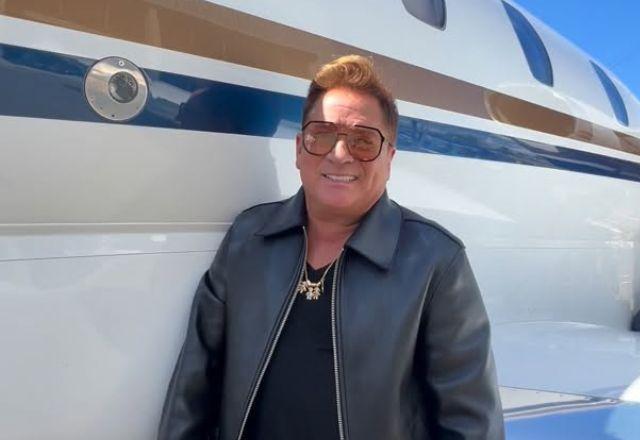 Leonardo aparece na fazenda após ausência em festa de Maria Alice
