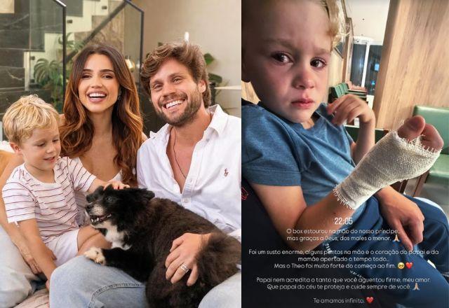 Filho de ex-BBBs sofre acidente com box e preocupa seguidores